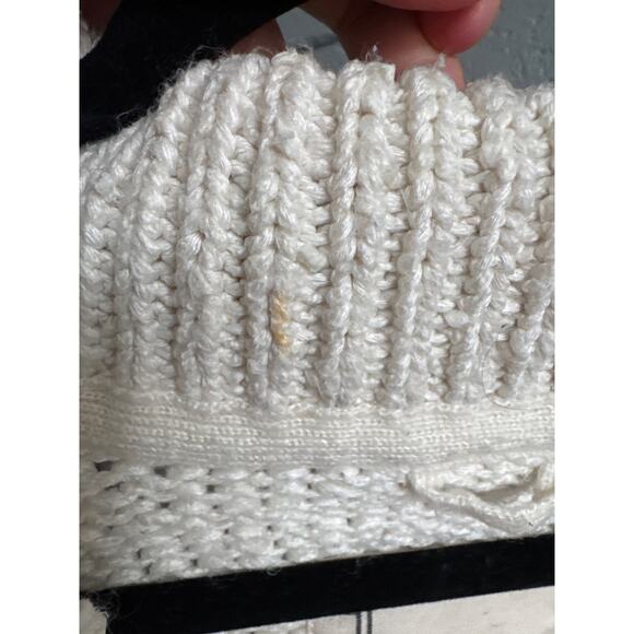 Womens Anthropologie Pilcro Western Horse Cardigan Sweater Equestrian Cream sz L - Picture 5 of 6